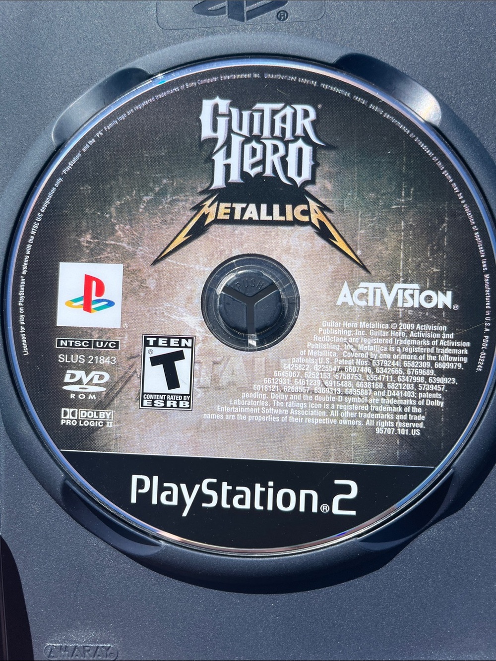 Guitar Hero: Metallica (PlayStation 2) - Black Disc only
